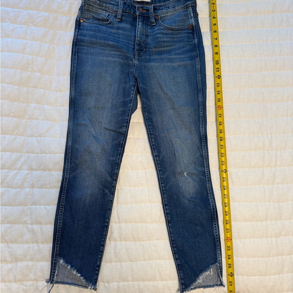 Madewell Ankle Cropped Blue Jeans